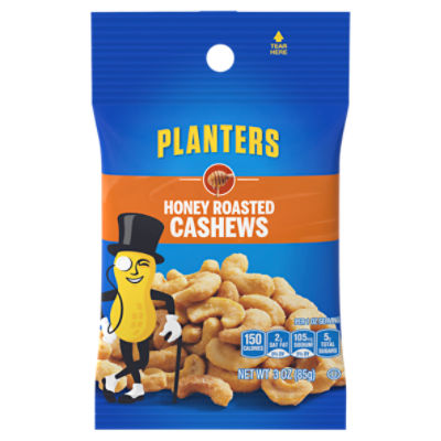 Planters Honey Roasted Cashews, 3 oz Price Rite