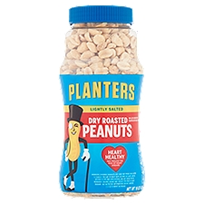 Planters Lightly Salted Dry Roasted, Peanuts, 453 Gram