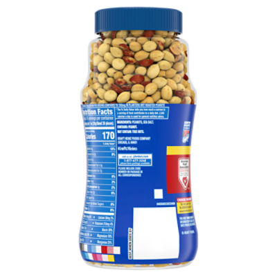 Planters Lightly Salted Dry Roasted Peanuts, 16 oz - Dearborn