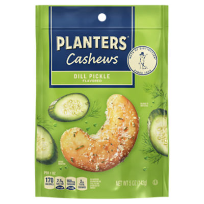 Planters Dill Pickle Flavored Cashews, 5 oz