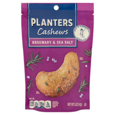 Planters Rosemary & Sea Salt Cashews, 5 oz