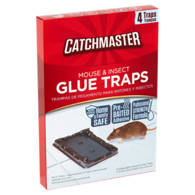 Catchmaster Mouse & Insect Glue Traps, 4 count - ShopRite