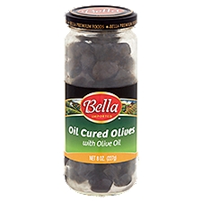 Bella Olive Oil, Oil Cured Olives, 8 Ounce