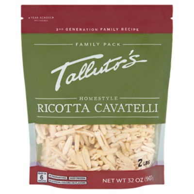 Talluto's Homestyle Ricotta Cavatelli Pasta Family Pack, 32 oz