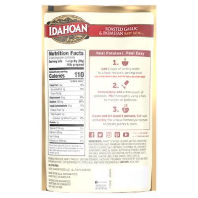 Idahoan Baby Reds with Roasted Garlic & Parm Mashed Potatoes Family Size