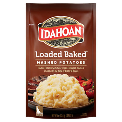 Idahoan Loaded Baked® Mashed Potatoes, 4 oz Pouch