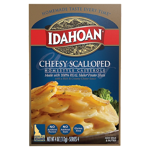 Idahoan Cheesy Scalloped Homestyle Casserole, 4 oz