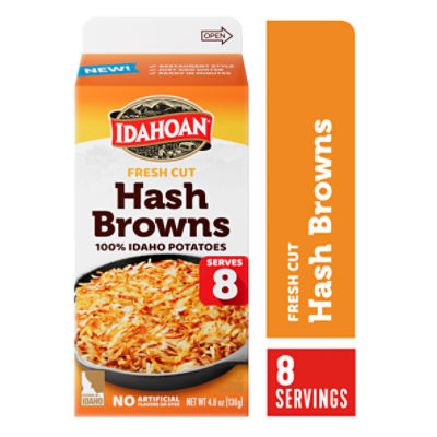 Idahoan Fresh Cut Hash Browns, 4.8 oz