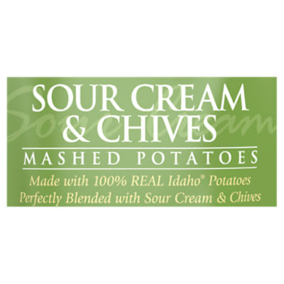 Idahoan sour 2025 cream and chives