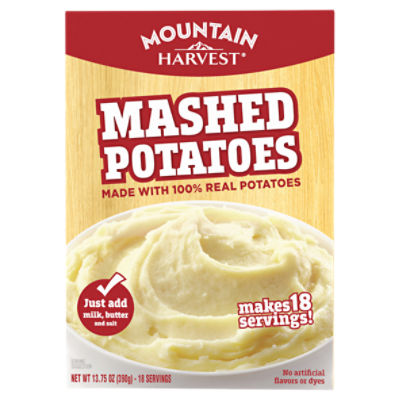 Mountain Harvest® Original Mashed Potatoes, 13.75 oz box
