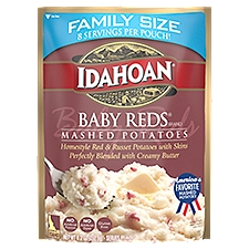 Idahoan Baby Reds Mashed Potatoes Family Size, 8.2 oz
