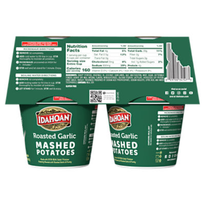 Idahoan mashed potatoes discount garlic