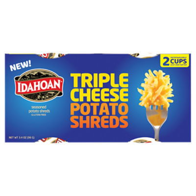 Introducing Idahoan Potato Shreds - Triple Cheese 