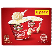 Idahoan Buttery Homestyle® Mashed Potatoes 8 count Cups, 12 Ounce