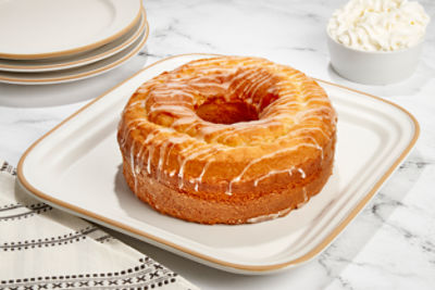Fresh Bake Shop Lemon Filled Yellow Cake Whipped Icing, 32 oz