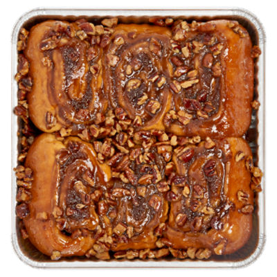 6 Pack Homestyle Pecan Sticky Buns