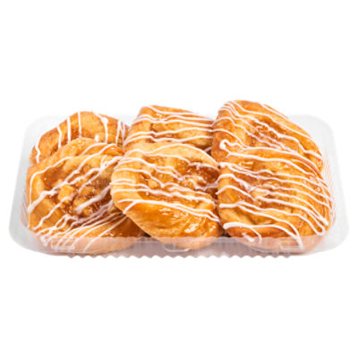 Store Baked Mini Apple Snail Danish, 6 ct, 12 oz