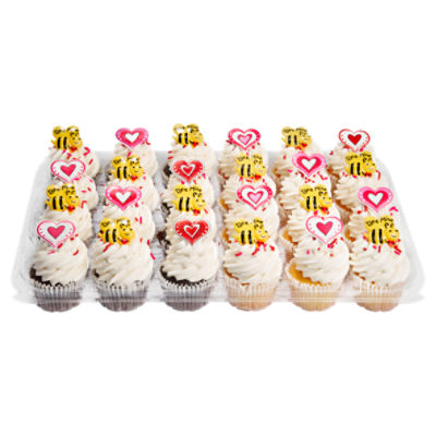 24 Pack Festive Cupcakes