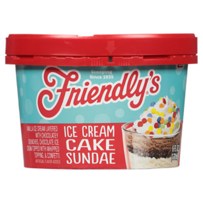 Friendly's Ice Cream Cake Sundae 6 fl oz