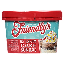 Friendly's Ice Cream Cake, Sundae, 6 Fluid ounce