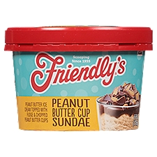 Friendly's Sundae, Peanut Butter Cup, 6 Ounce
