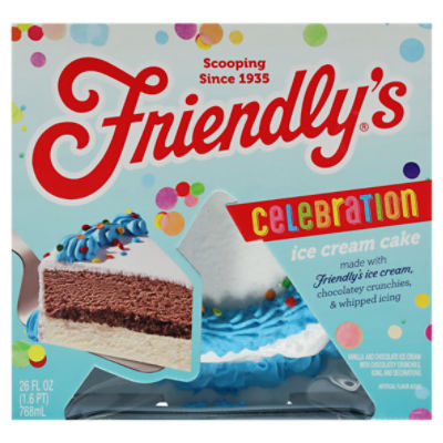 Friendlys Celebration Ice Cream Cake 26 Fl Oz Shoprite 