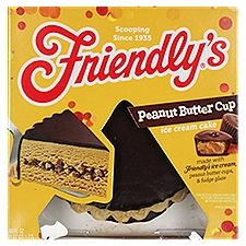 Friendly's Reese's Peanut Butter Cups Premium, Ice Cream Cake, 60 Ounce