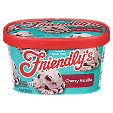 Friendly's Premium Ice Cream - Cherry Vanilla, 48 Ounce