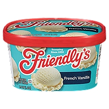 Friendly's Premium French Vanilla Ice Cream, 48 Ounce