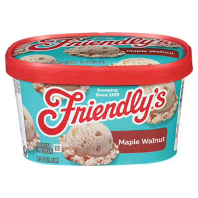 Friendly's Premium Maple Walnut Ice Cream 1.5 qt