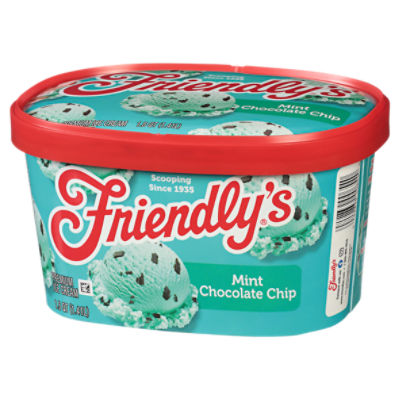 Friendly's Premium Mint Chocolate Chip Ice Cream 1.5 qt