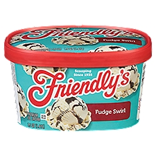 Friendly's Premium Fudge Swirl Ice Cream, 48 Ounce