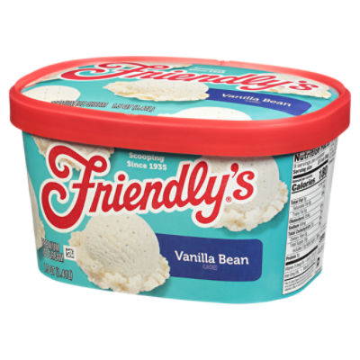 Friendly s Premium Vanilla Bean Flavored Ice Cream 1.5 qt ShopRite