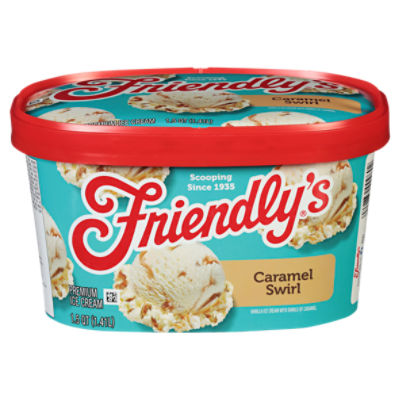 Friendly's Premium Caramel Swirl Ice Cream 1.5 qt