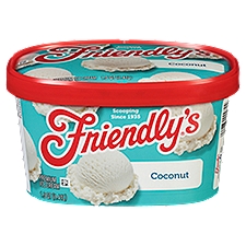 Friendly's Premium Ice Cream, Coconut, 48 Ounce
