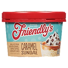 Friendly's Original Caramel, Sundae, 6 Fluid ounce
