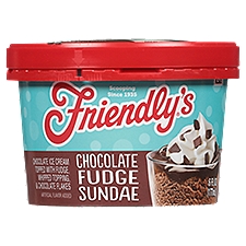 Friendly's Original Chocolate Fudge Sundae, 6 fl oz