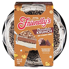 Friendly's Chocolate Krunch Ice Cream Cake, 40 fl oz, 40 Fluid ounce