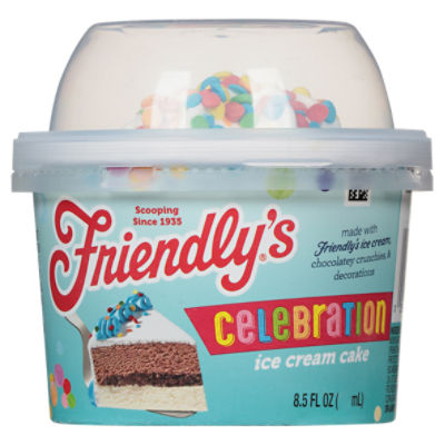 Friendly's Celebration Ice Cream Cake 8.5 fl oz, 8.5 Fluid ounce