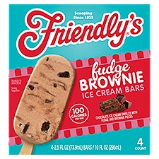 Friendly's Fudge Brownie Ice Cream Bars 4ct