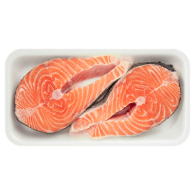 Fresh Pre-Pack Salmon Steak, 1 pound