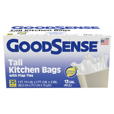 Essentials 13-Gallon Scented Trash Bags, 35-ct.