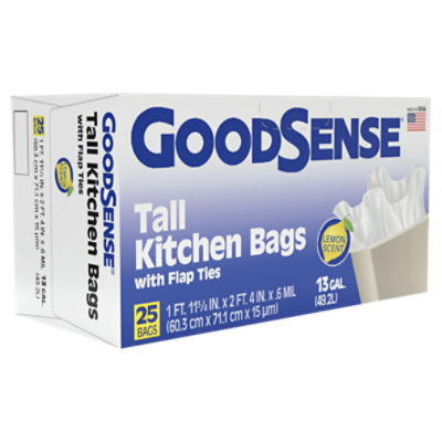 Save on Our Brand Tall Kitchen Flap Tie Bags 13 Gallon Order Online  Delivery
