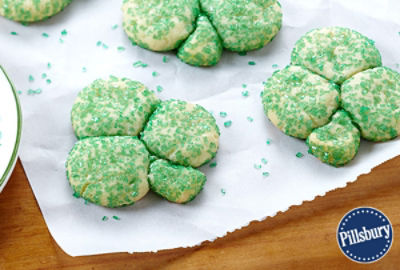 3-Ingredient Shamrock Cookies