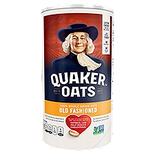 Quaker Oats Old Fashioned 100% Whole Grain, Oats, 18 Ounce