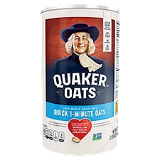 Quaker Whole Grain Oats Quick 1-Minute Oats 42 Oz