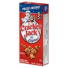 Cracker Jack The Original Caramel Coated Popcorn & Peanuts, 3 count, 1 oz, 3 Ounce