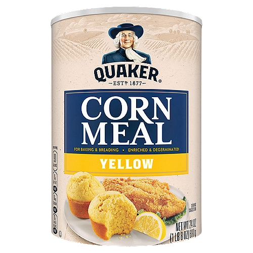 Quaker Yellow Corn Meal, 24 oz
