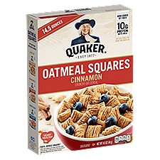 Quaker Cinnamon Oatmeal Squares, 14.5 oz
