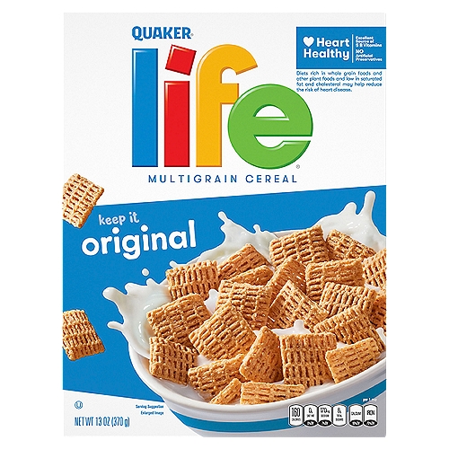 Quaker Life Original Multigrain Cereal, 13 oz